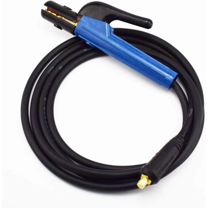 

1PC 300Amps Welding Electrode Holder 3M Cable 16-25mm & 10-25mm Connector for ARC MMA Welder