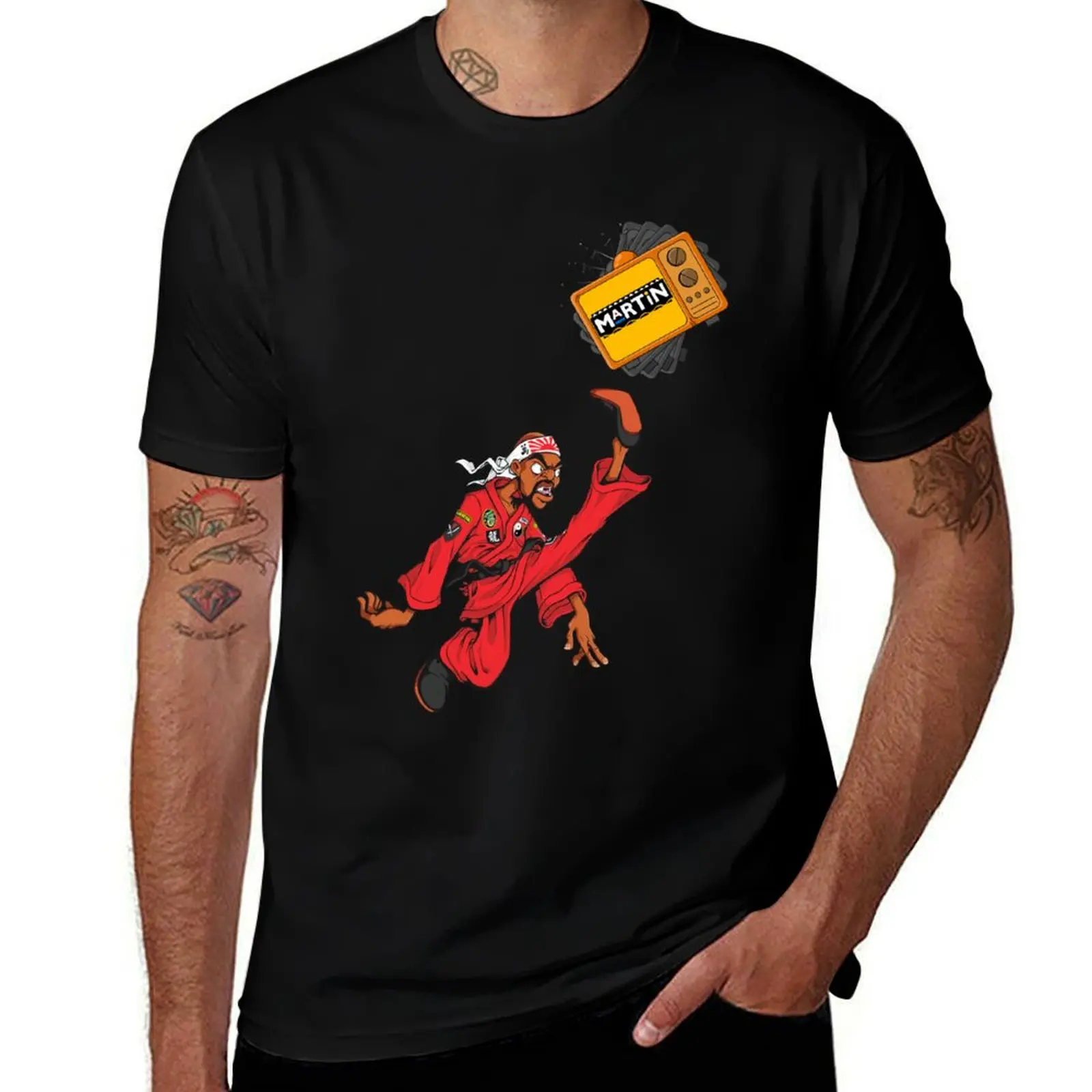 Gift For Men Martin John Kreese Vintage Retro T-Shirt Large Size Soft Cotton T-Shirt