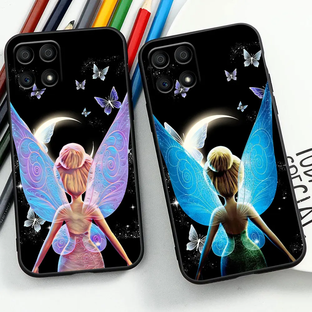 Disney Tinker Bell Anime Phone Case For Huawei P20 P30 Y6P Y7 Y9 NOVA 2I 3I 7I 8I 9SE Honor 90 20 9X 8X X9A X8 X7 X7A Case Cover