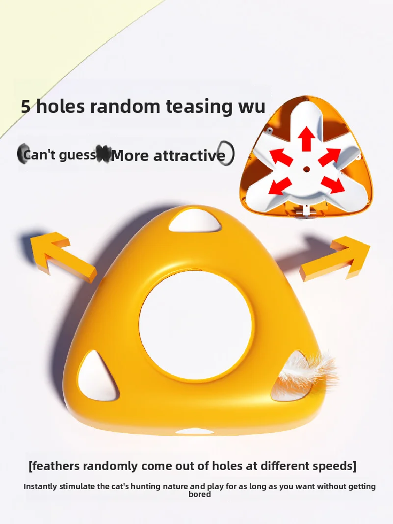 Cat Toys, Interactive Cat Toys for Indoor Cats, Smart Interactive Kitten Toy, Automatic 7 Holes Mice Whack-A-Mole
