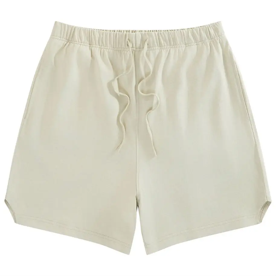 

275 г мужские летние спортивные шорты из 100% хлопка, высококачественные свободные спортивные шорты, винтажные черные пляжные шорты с эластичной резинкой на талии