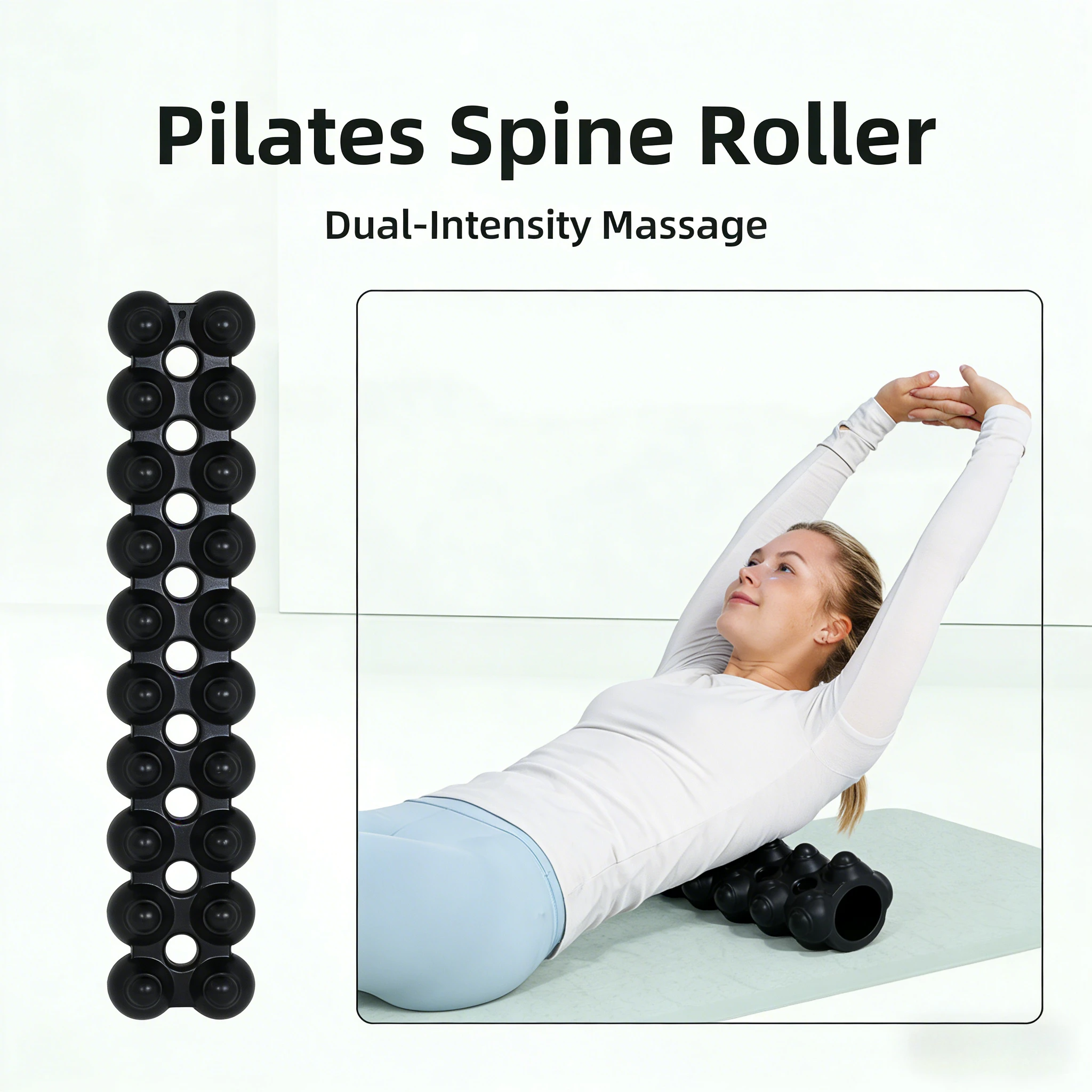 

Гибкий массажер для спины «Гусеница» для пилатеса, устройство для расслабления мышц, эспандер для йоги и фитнеса, для ежедневного использования