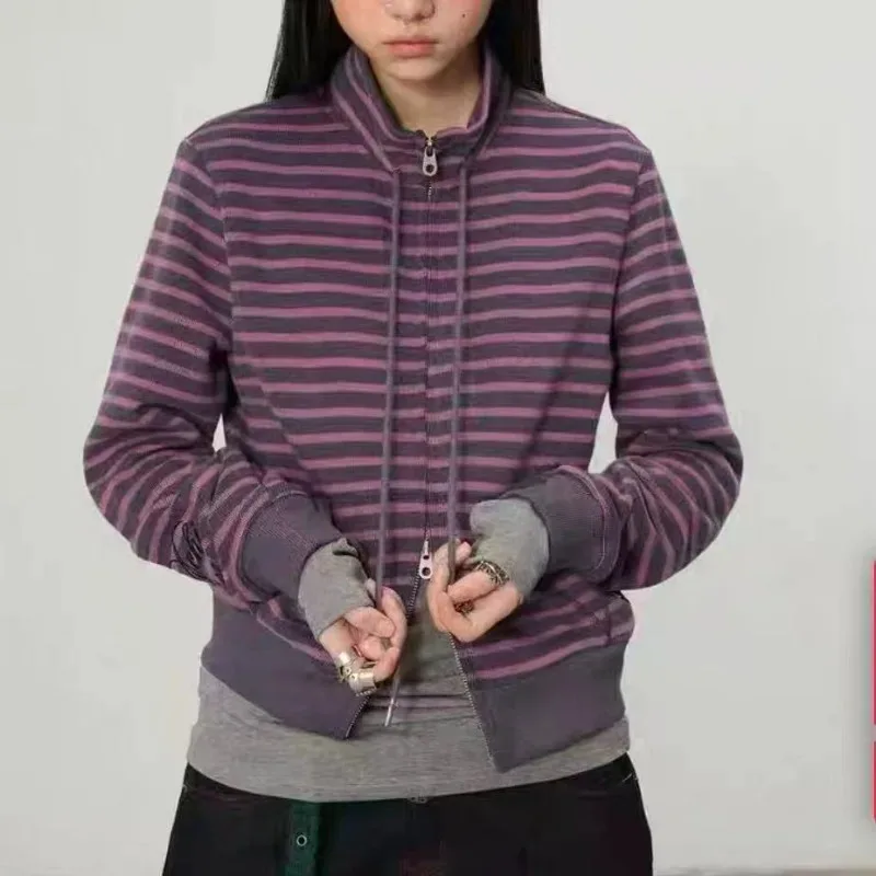 Y2k الملابس المشارب هوديس النساء بلايز الخريف الشتاء الشارع الشهير بلوزات الرجعية الكورية موضة فضفاضة سوداديراس موهير