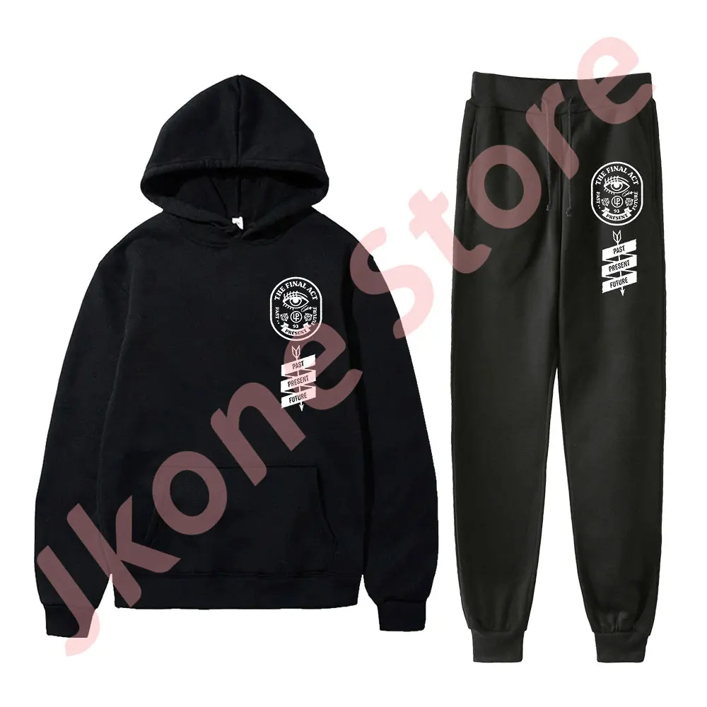 

Liam Payne The Final Act Logo Merch Толстовки Брюки для бега Комплект Косплей Женщины Мужчины Мода Уличная одежда Толстовки