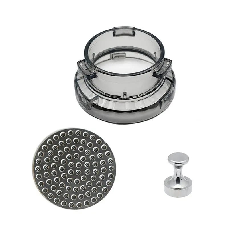 

【PASSIONE 】For Breville Barista 8 Series Espresso Machine Accessories- Dosing Funnel& Magnetic Mesh Panel Set(54Mm)