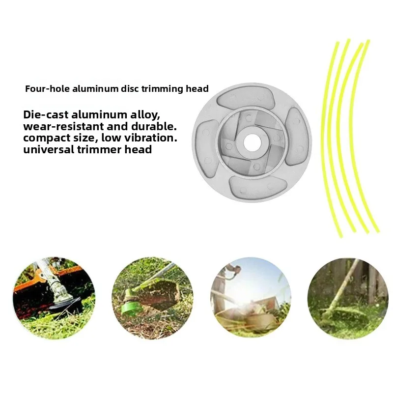 Four-hole, Eight-hole Universal Brush Cutter Head with Four Trimmer Lines for Brush Cutter