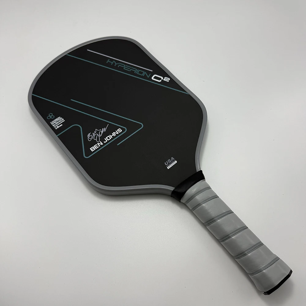 USAPA Approved Ben Johns Hyperion C2 CFS 16mm Thermoforming 3 Layer T700 Raw Carbon Fiber Pickleball Paddle