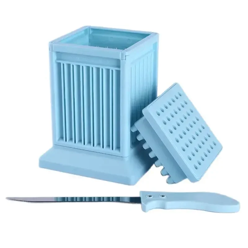 BBQ Meat Skewer Maker Wear Meat String Lamb Skewers Machine 49 Holes Skewer Tools Tofu Skewer Machine Grill Akcesoria do grillowania