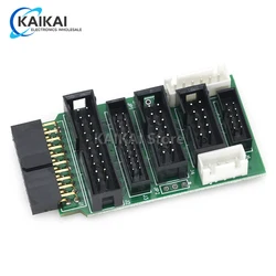 For JLINK V8 V9 Adapter Plate JTAG to SWD Multi-function for ULINK2 STLINK V2 Multi-function Switching Board 2.54 Flat Cable