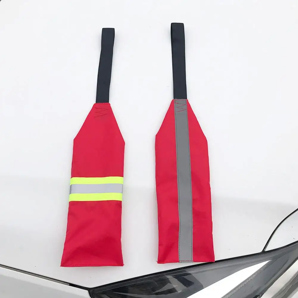 

Kayak Safety Flag Canoe Reflective Waterproof Oxford Fabric Durable Red Safety Flags Kayak Accessories Safety Equipment