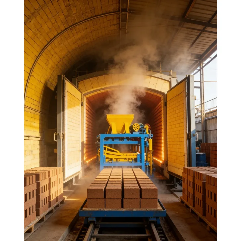 Automatic Interlock Brick Production Line Cement Concrete Hollow Block Making Machine Customized Brick Maker for Building Factor