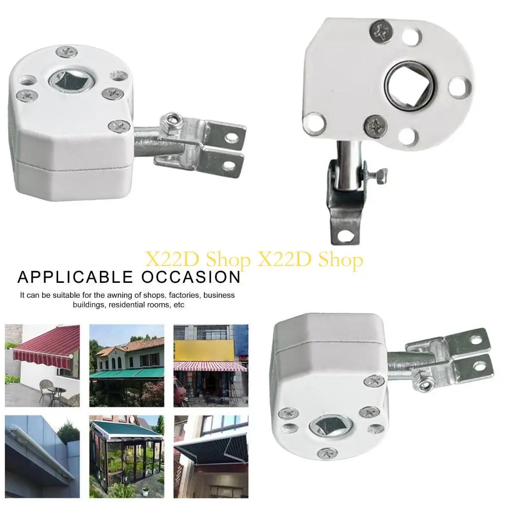 X22D Aluminum Manual Awning Component Worm Gear 360 Degree Rotating Awning Parts