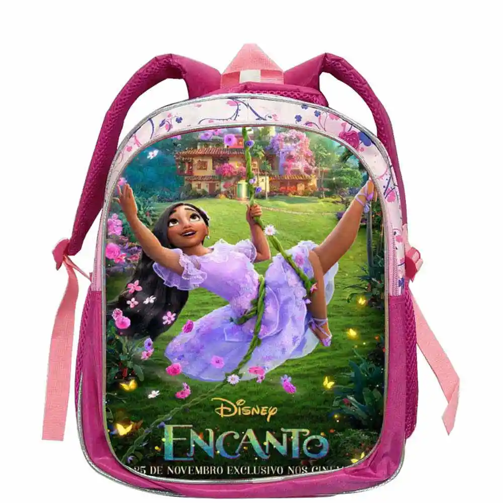 Hoạt Hình Disney Schoolbag Mẫu Giáo Thời Trang Cho Bé Bộ Phim Mới Encanto Chống Nước Schoolbag Mirabel Hồng Ba Lô Túi Sách