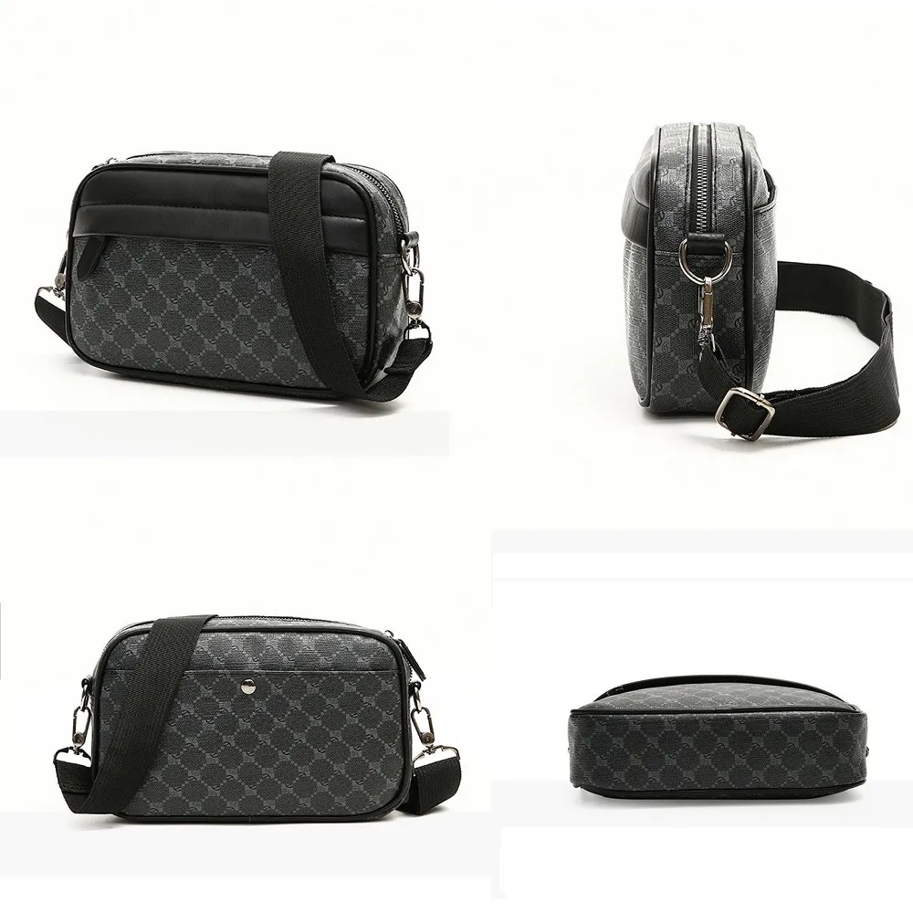 Men's multifunctional printed single shoulder  bag messenger casual versatile crossbody workwear