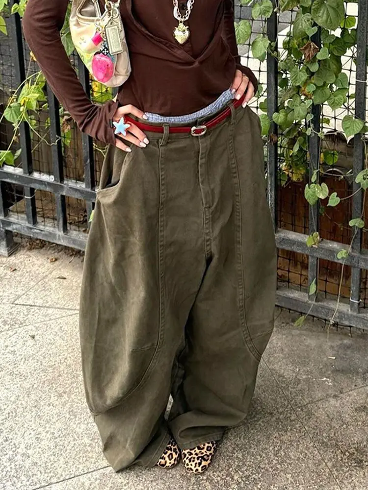 

Брюки Scimitar, женские джоггеры, женские весенние бамбуковые хлопковые свободные брюки, минималистичные дышащие брюки-карго на открытом воздухе с регулируемыми множеством карманов