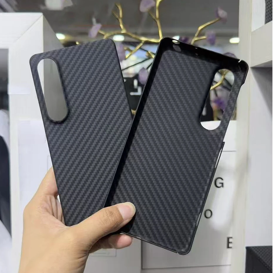 

Чехол из настоящего углеродного волокна для Sony Xperia 1 VII, ультратонкий защитный чехол из арамидного волокна для телефона Xperia 1 VII, чехол Fundas