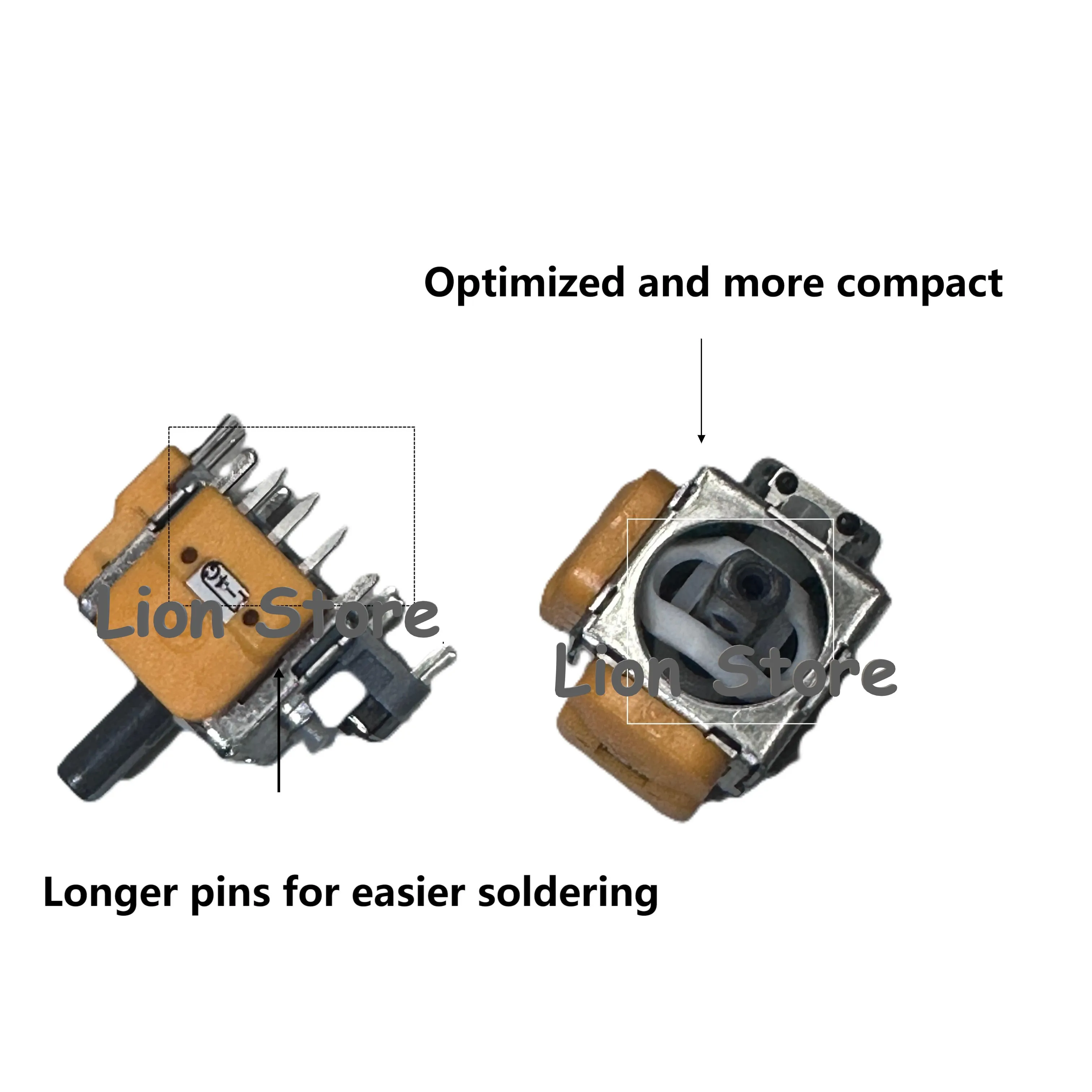 Para PlayStation 5 DualSense alta precisión optimizado PS5 efecto HALL Joystick analógico Anti-drift No Jitter sin retraso