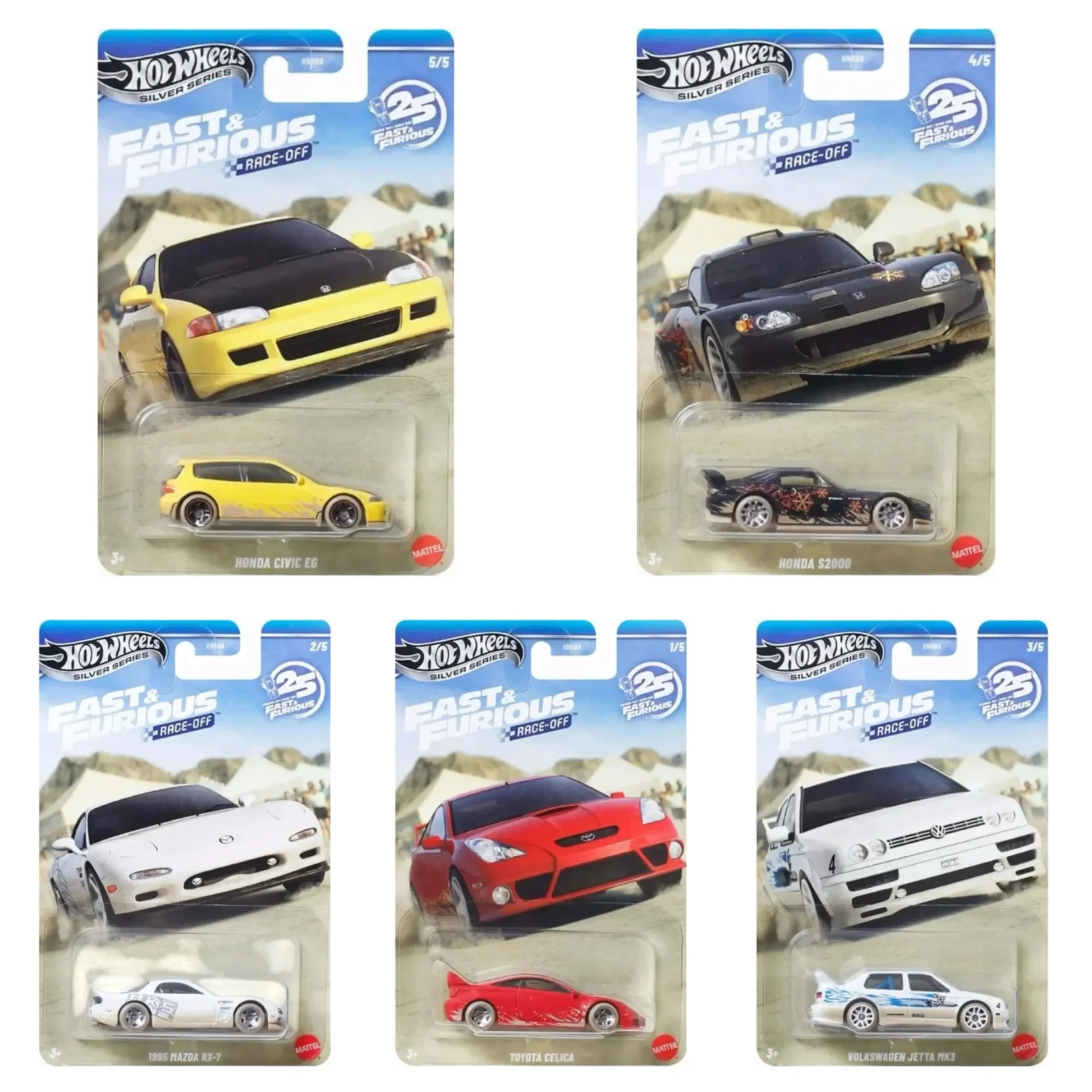 

Металлические литые модели машинок Hot Wheels: Mazda, Chevy, Honda, Chevrolet, Lamborghini из серии «Форсаж» (9C6P)