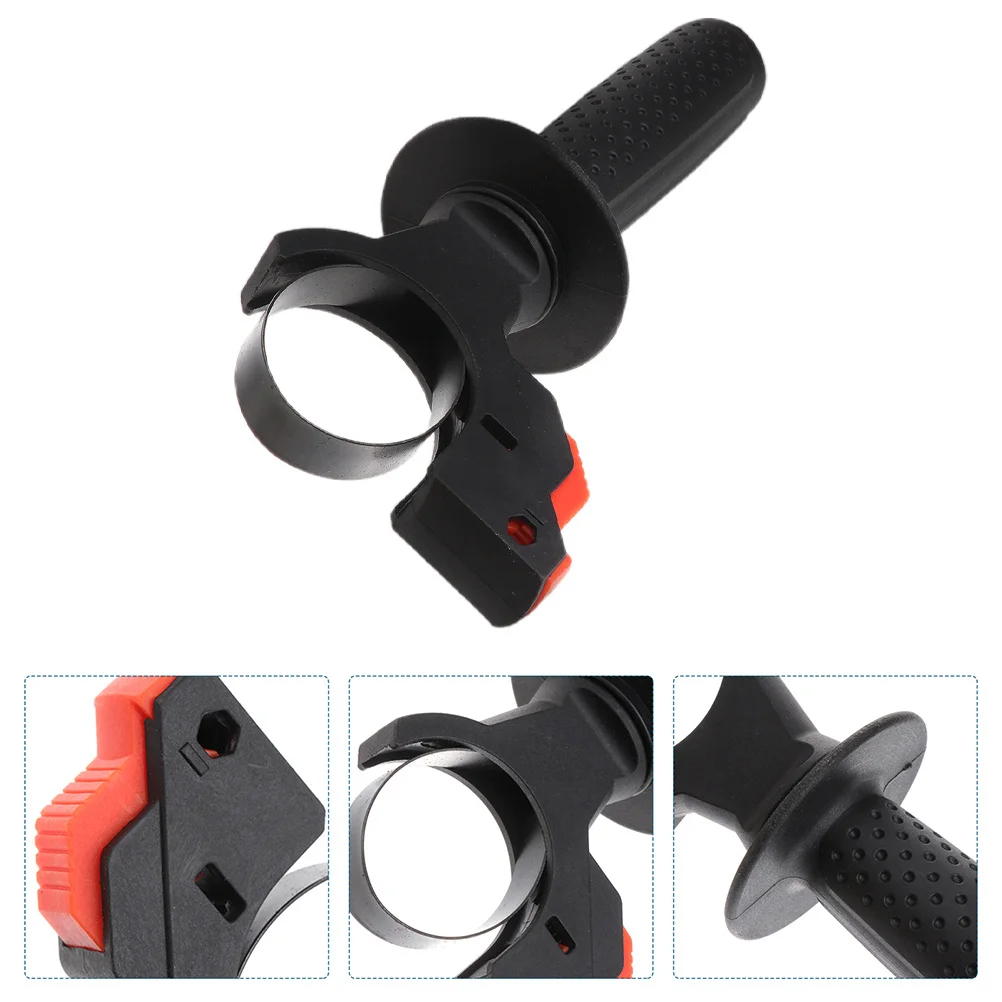 

Adjustable Side Handle for Hammer Drill Durable Plastic Construction Comfortable Grip Versatile Compatibility Stable Hold DIY