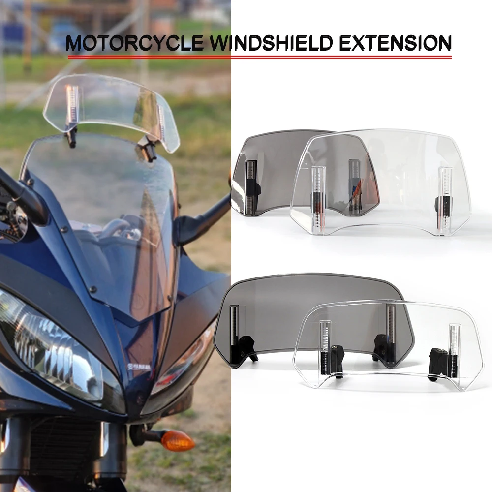 For Honda VFR 1200 F X Crosstourer 750 400 800 F Fi/W1 VTEC Motorcycle Windshield Extension Spoiler Windscreen Air Deflector