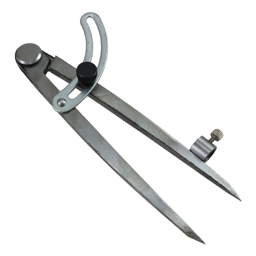 Steel Wing Divider Adjustable Scriber Architect Student Carpenter Leather Craft Tool 150 250mm 300mm Steel Wing Scriber