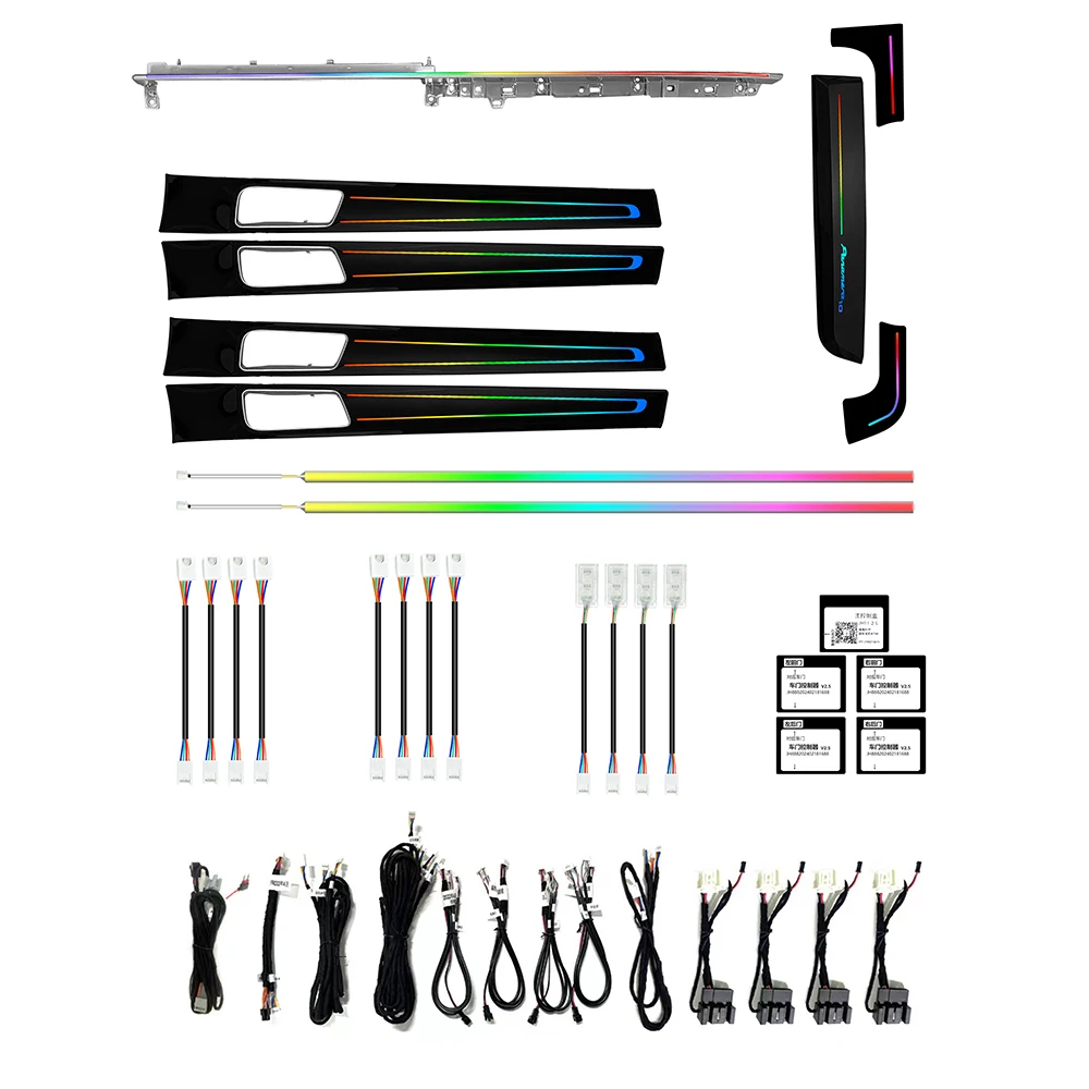 

ICarsin Upgrade Symphony светодиодный интерьер автомобиля окружающее освещение для Porsche Panamera 2023-2017 атмосферная полоса декоративные аксессуары