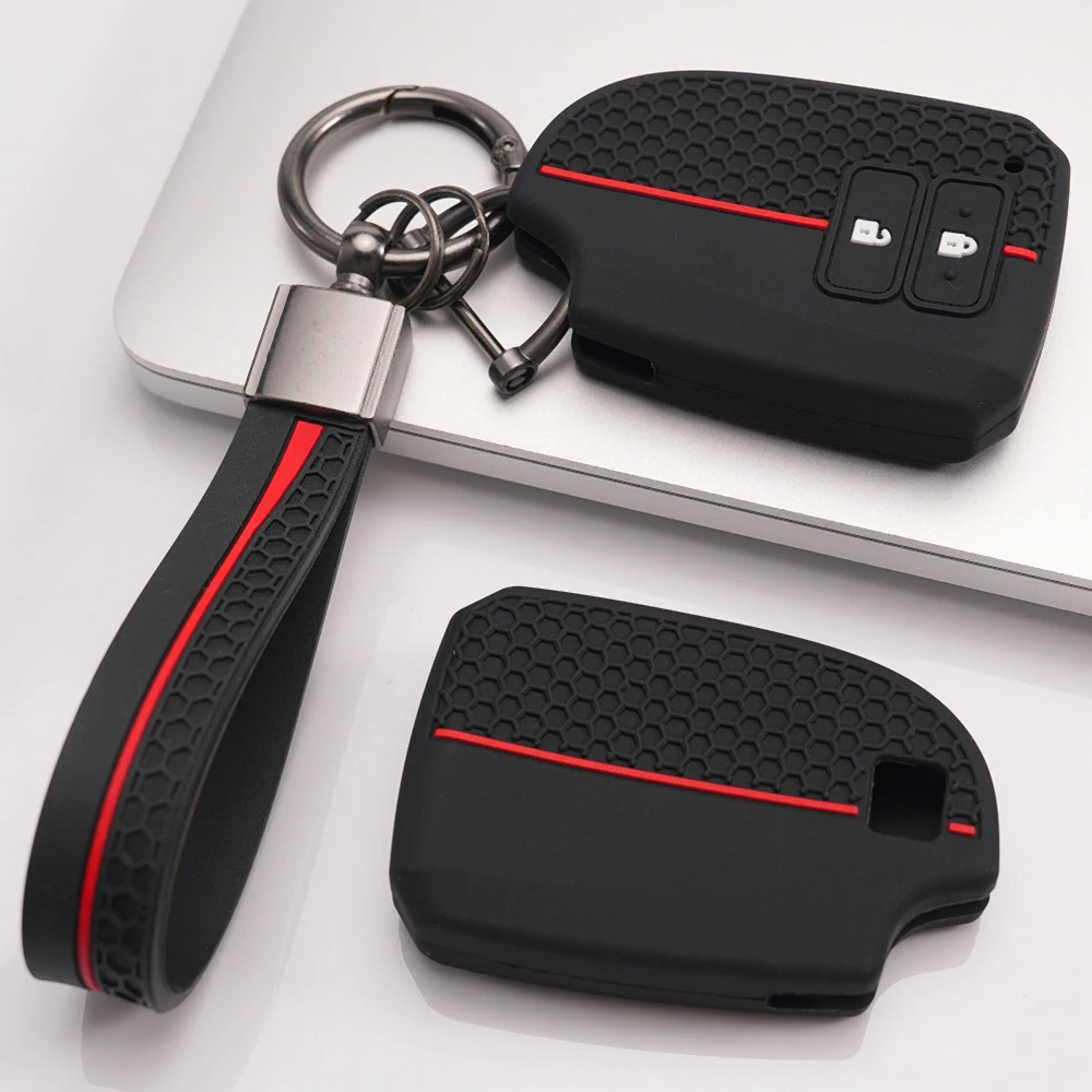 Key Case Cover With Chain For Toyota Yaris X Yaris L Sedan Vios FS EZ Verso Vitz Aqua Prius C IQ Ractis Belta Corolla Axio Wish