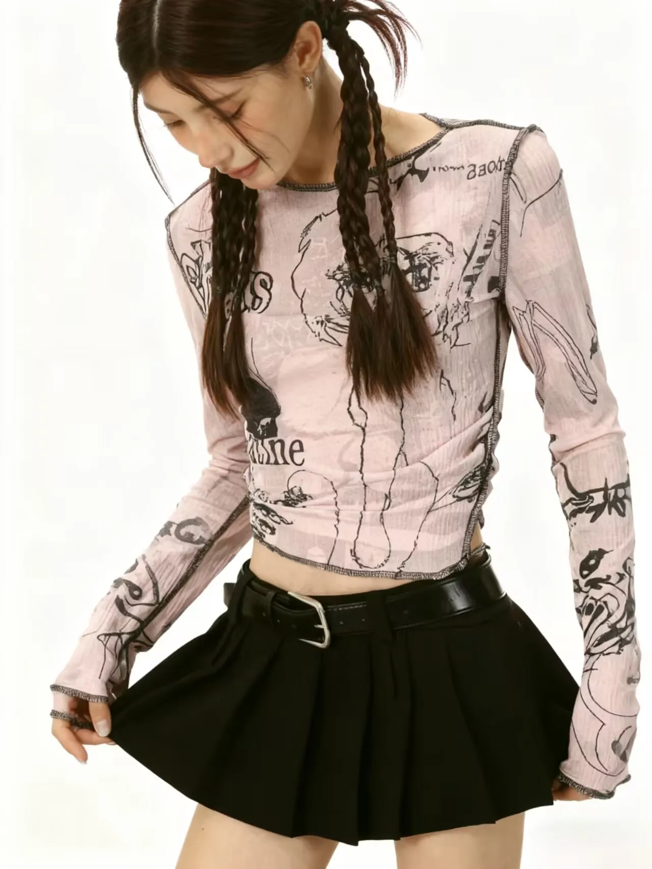 

Sweaters Jumpers Pullovers Womens Winter Clothes For Women Tops Korean Style Spider New Halloween Horror Festival Party Gothic