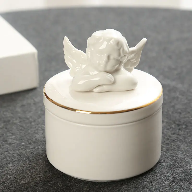 

Pet Hair Tooth Storage Box Death Memorial Collection Chinese Cute Pet Urn Relics Ashes Cremation Keepsake