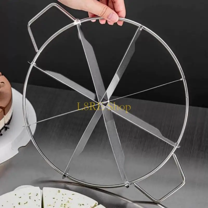 L8RE Practical Cutting Tool for Pizza Divider Stainless Steel Easy To Operate Cake Cutter Kitchen Accessory