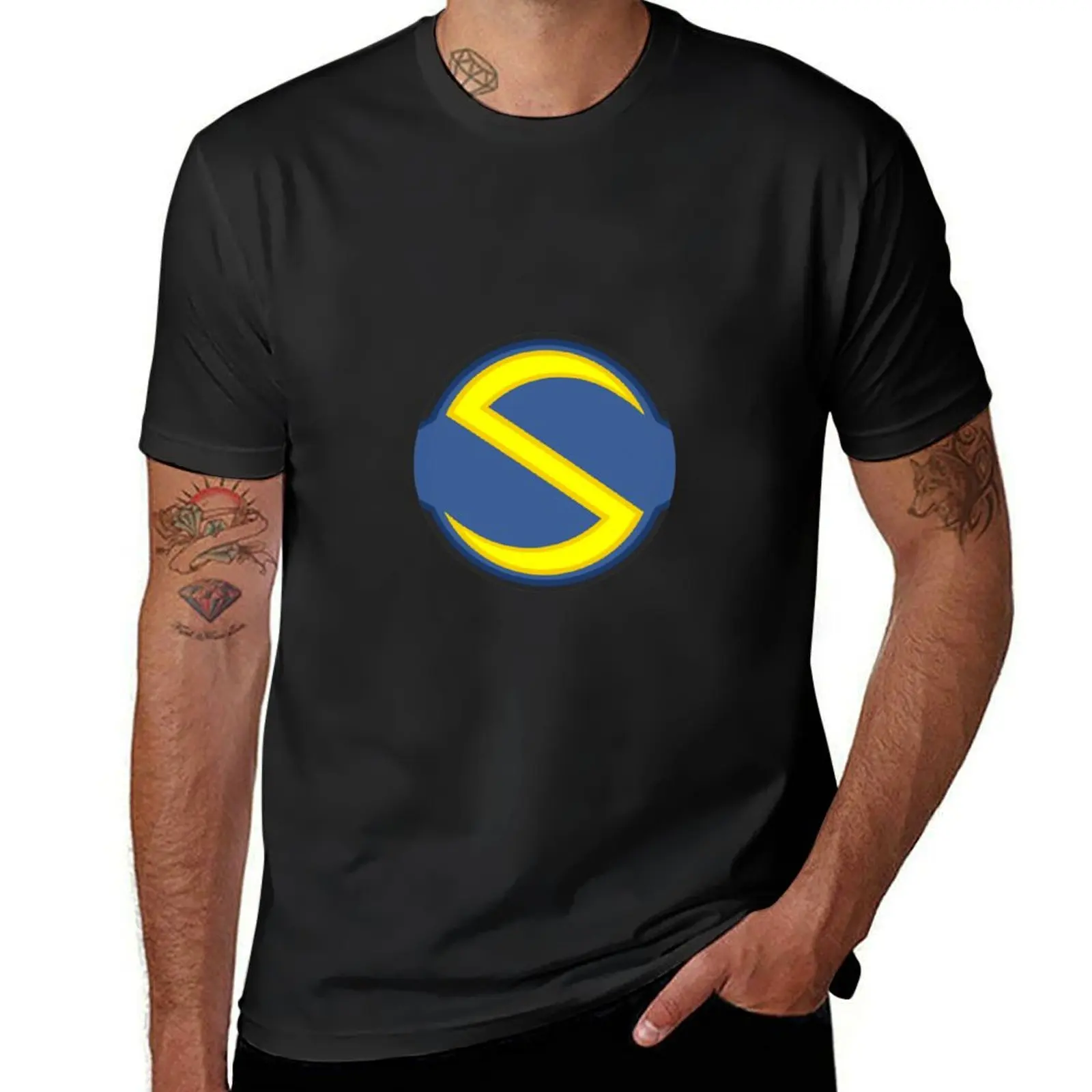 

Sentry T-Shirt blue lock plus size clothes new edition men tshirt