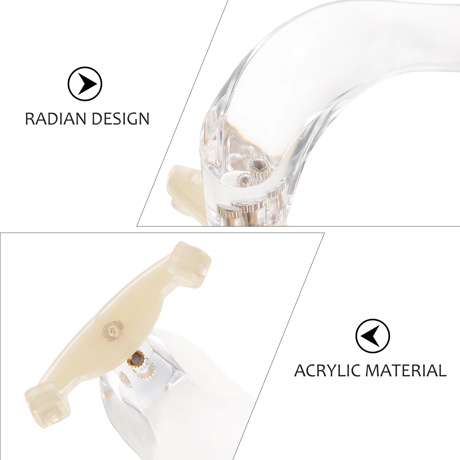 

Portable Violin Shoulder Rest Acrylic Pad Fine Material Support Protective Accessory Musical Instrument Accessories Shoulder Pad