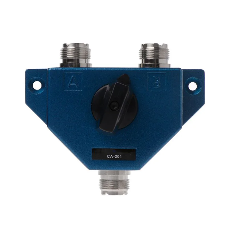 CA-201 Antenna Switcher UHF Manual Aerial Female Connector Adapter Converter CB Radio Antenna Coax Switch Y98A HOT