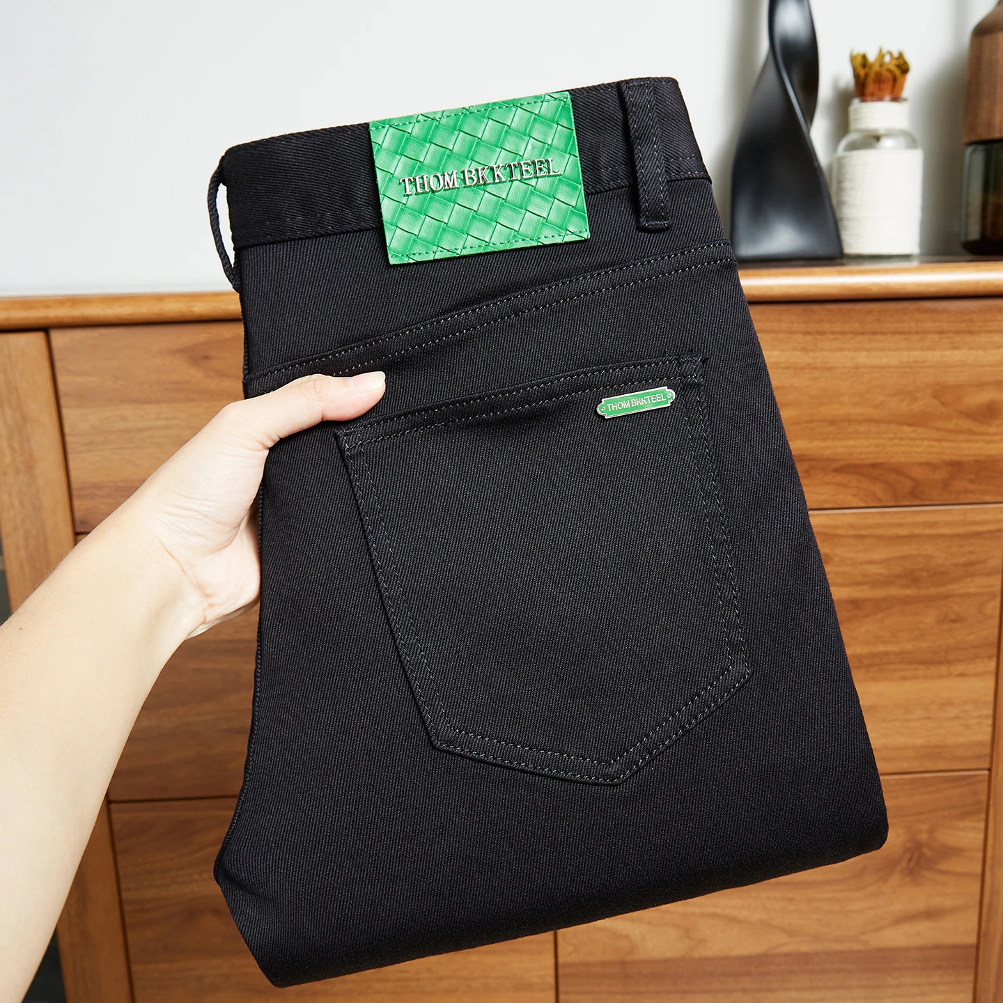 

Мужские джинсы премиум-класса Xintang (Гонконг, Гуанчжоу), прямые, облегающие, для осени и зимы