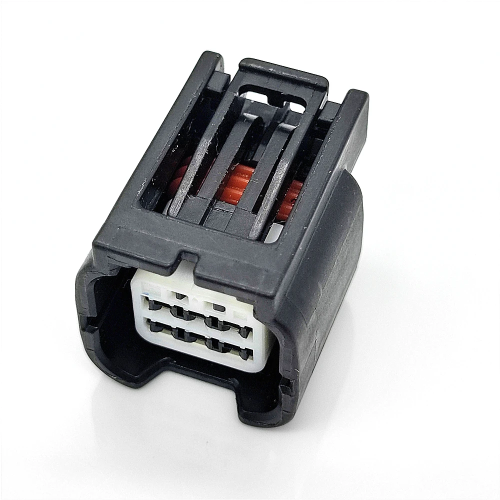 7283-2764-30 6 Pin Waterproof Automotive Connector Female HS Series 0.64mm PBT Black for ECU Sensor Wiring