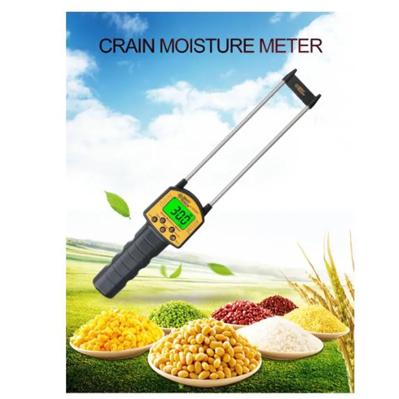 

New Digital Moisture Meter Cereal Moisture Meter AR991 Smart Sensor For Use In Corn Wheat Rice Grains Wheat Flour Monkfish Seed