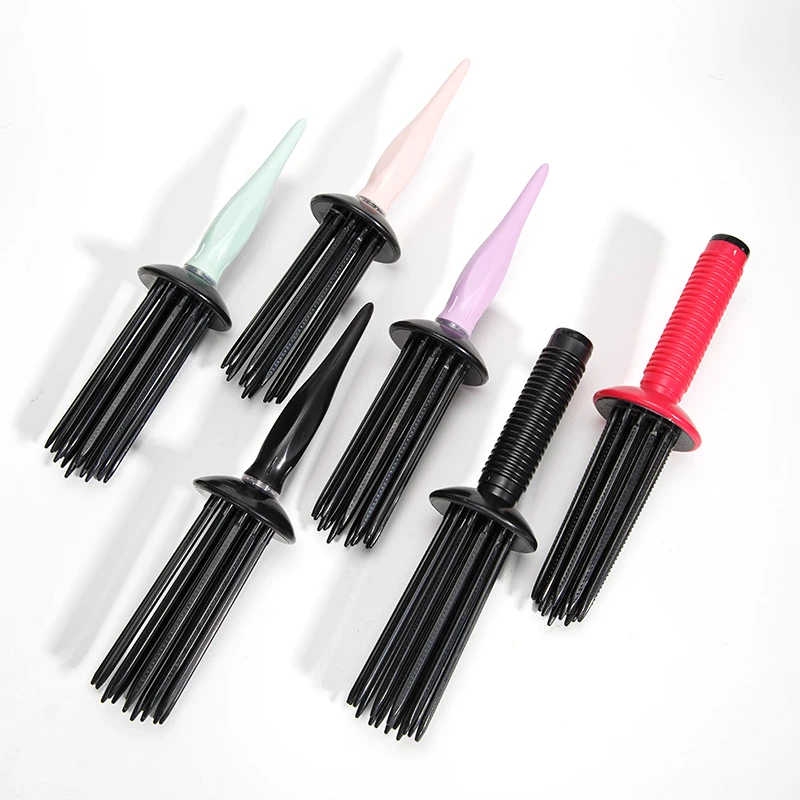 Air Volume Hair Fluffy Styling Curler Comb Hair Curler Comb Heatless Curling Roller Salon Hair Styling Tools