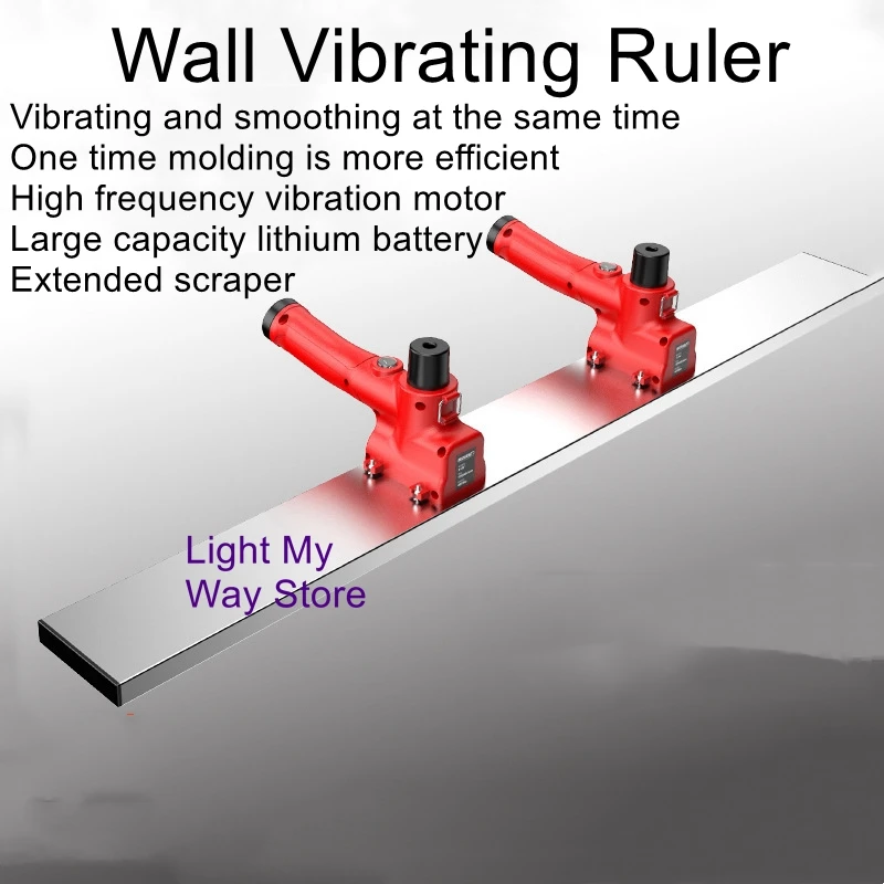 Lithium-Vibrations richt maschine mit großer Kapazität, elektrischer Betonsc haber, Edelstahl-Wandnivel lierer