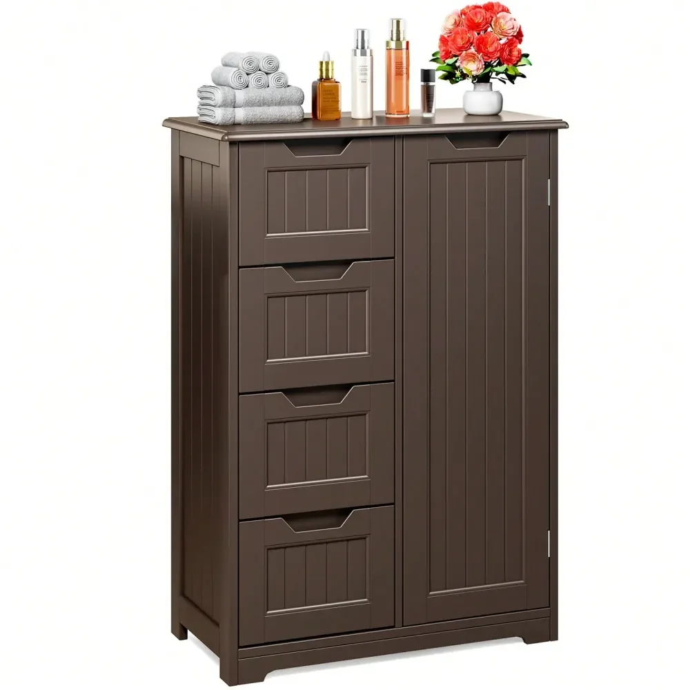 

Floor Freestanding Storage Cabinet, New Year Gift 3 Small Kitchen Pantry Storage Cabinet With Door And Shelves, Pantry Cabinet