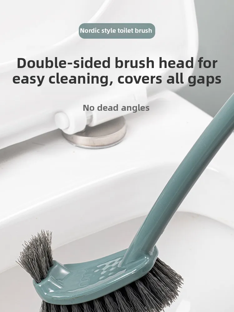 

Щетка для унитаза с длинной ручкой, инструмент для чистки общественных туалетов, удобное решение для всесторонней очистки, легко моется, инструмент для ванной комнаты