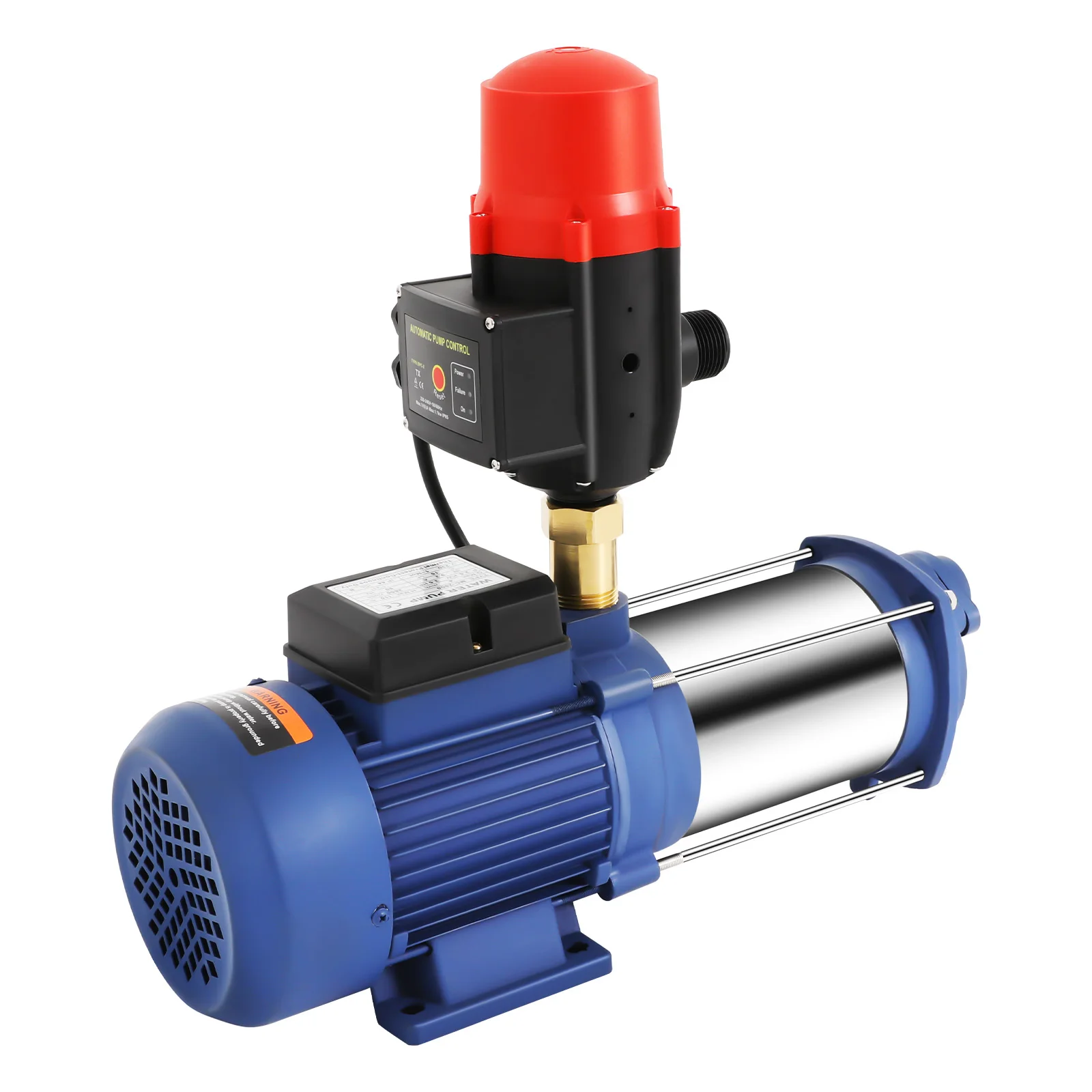 4000L Hochleistungs-Zentrifugalwasserpumpe 2500W Garten-Zentrifugalpumpe mit Druckschalter aus Edelstahl für Gartenbewässerung – Detail 12