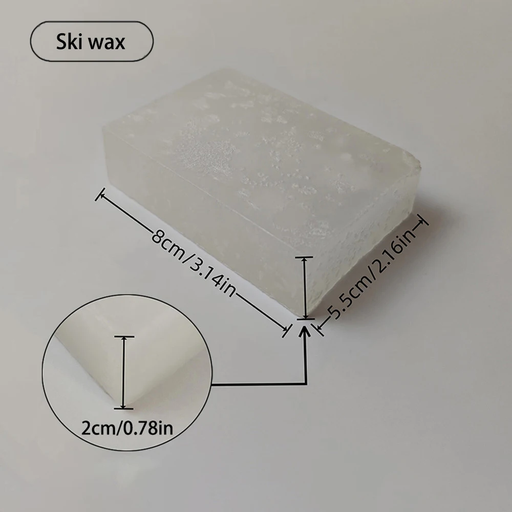 Universal All Temp Ski Snow Wax, Minimize Friction Accelerate Glide, Snowboard Racing Ski Equipment Accessory