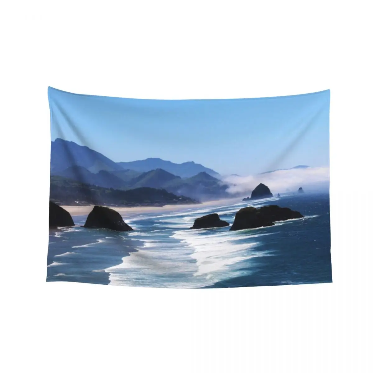 

Rising Tides at Cannon Beach, Oregon Tapestry Decorative Paintings Hanging Wall Living Room Decoration Decor For Room Tapestry