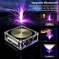Bluetooth Music Tesla Coil Arc Plasma Loudspeaker Wireless Transmission Touchable Artificial Lightning Education Experiment Toy