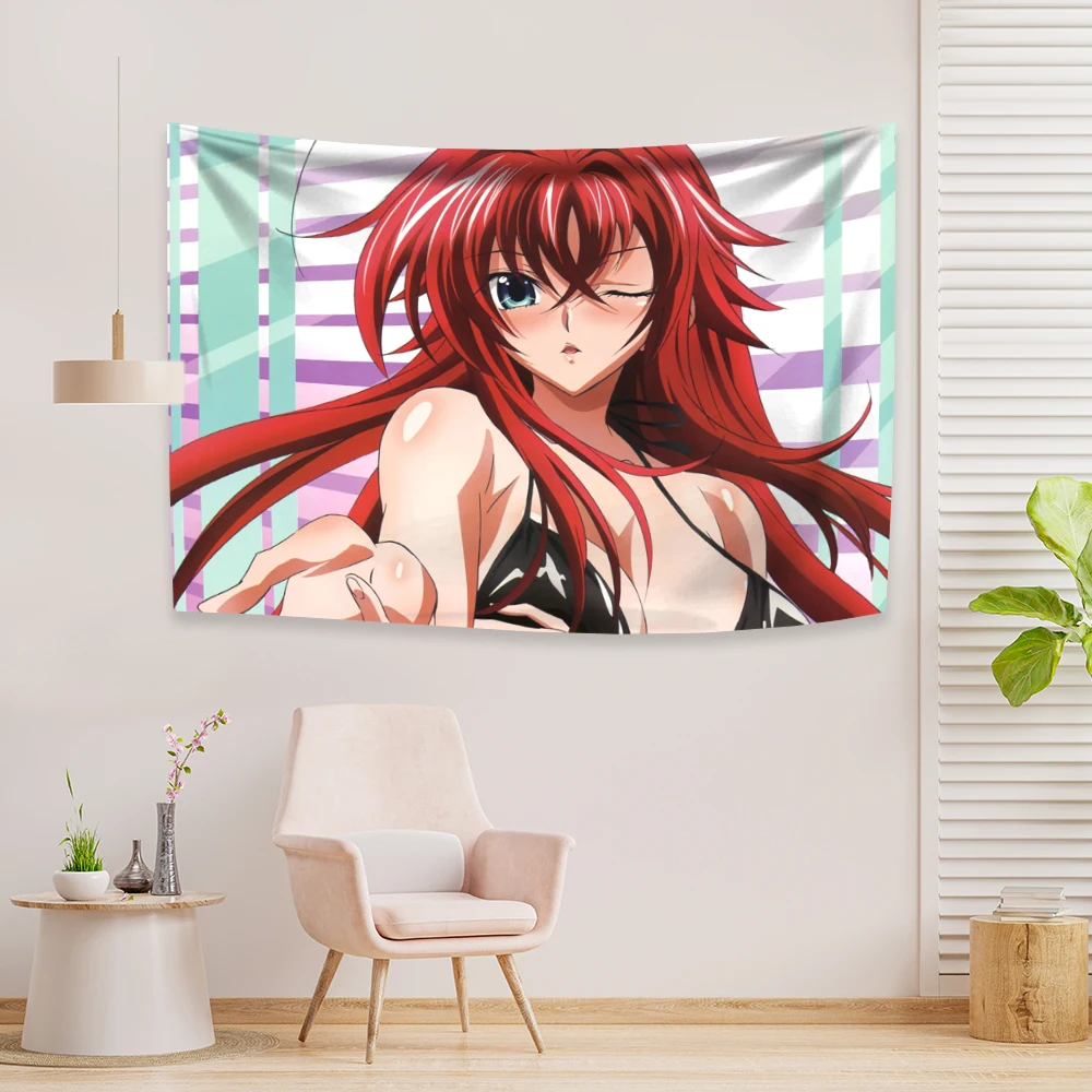 3X5FT Anime High School DxD Tapestry Decorative Painting Canvas Wall Posters And Art Picture Print Modern Family Bedroom Decor