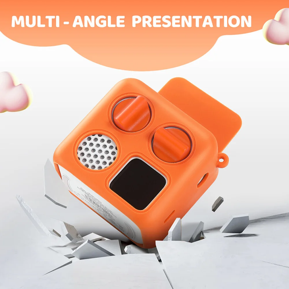 Capa de silicone para yoto mini (2024 edição) reprodutor de áudio anti-arranhões acessórios de capa protetora de silicone