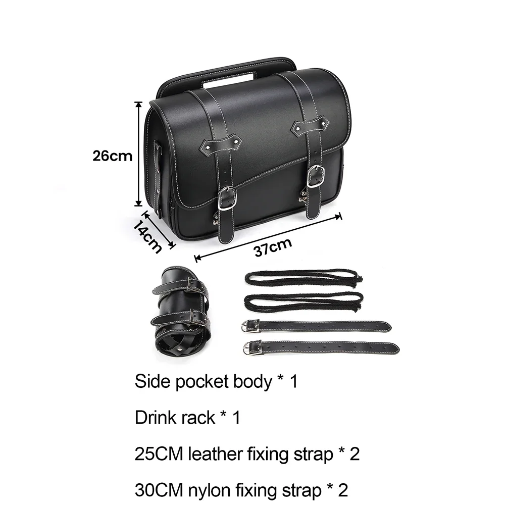 Motorcycle Saddlebag For Honda Rebel 500 CMX500 Waterproof  Side Bag Tool Bag For Rebel 250 350 1100 For BRIXTON CROSSFIRE 500