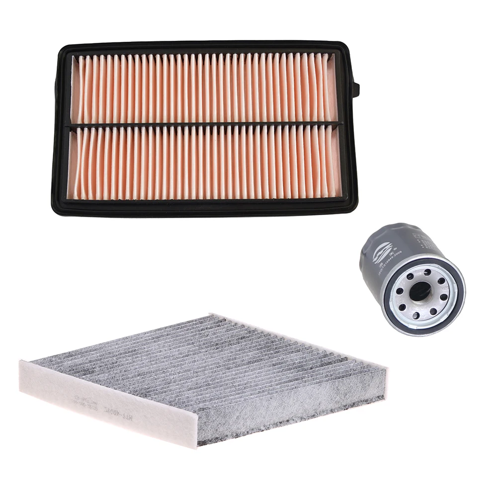 

3Pcs Filters Kit For HONDA ACCORD IX CR 3.0/3.5L 2012- Oil Air Cabin Filter Set Accessories 172205G0A00 80292SBGW01 15400PLMA01