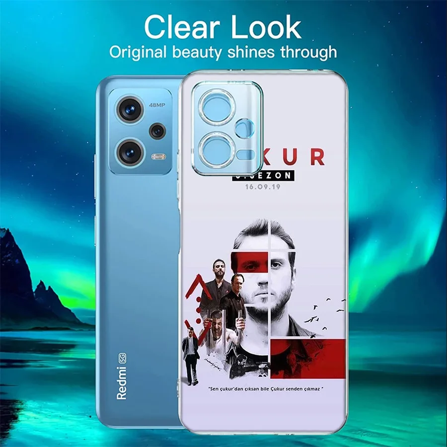 Turkish TV Series Cukur Cover Case For Xiaomi Redmi Note 12S 12 11 Pro Plus 11T 11S 10 5G 10S 9 9T 9S 8 8T 7 5 Pro TPU Phone Cle