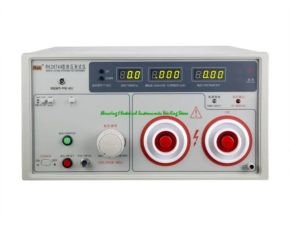 Withstand Voltage Tester Hi-Pot Tester  RK2674A AC&DC 20mA/10mA,20KV/RK2674C AC&DC 50KV 40mA/20mA